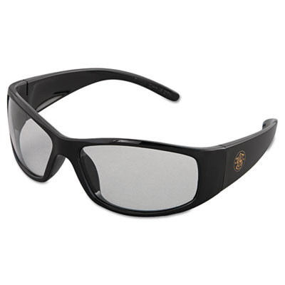 Elite Safety Eyewear, Black Full Frame, Clear Dual Lens
