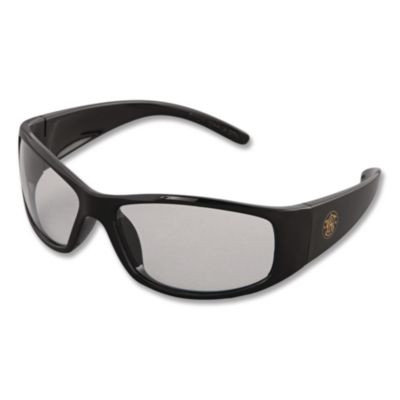 Elite Safety Eyewear, Black Full Frame, Clear Dual Lens
