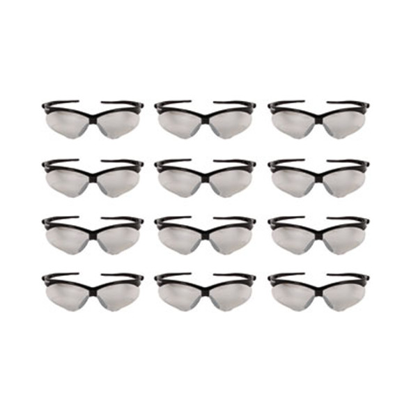 Nemesis Safety Glasses, Black Frame, Indoor/Outdoor Lens