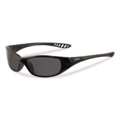 Hellraiser Safety Glasses, Black Full Frame, Smoke Dual Lens