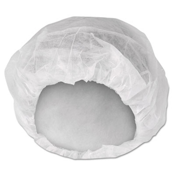 A10 Bouffant Caps, Medium, White, 100/Pack, 10 Packs/Carton
