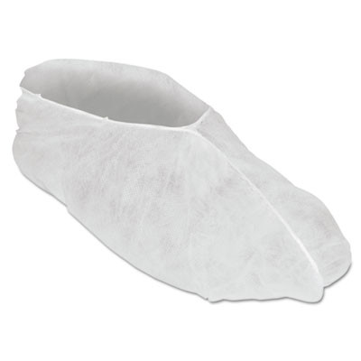 A20 Breathable Particle Protection Shoe Covers, One Size Fits Most, White, 300/Carton
