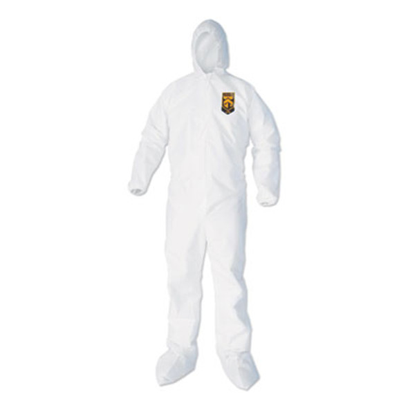 A45 Prep And Paint Coveralls, White, Large, 25/Carton