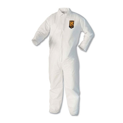 A40 Coveralls, Open Wrists And Ankles, 2X-Large, White