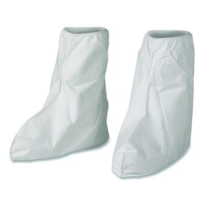 A40 Liquid And Particle Protection Boot Covers, One Size Fits Most, White, 400/Carton