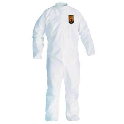 A30 Breathable Splash And Particle Protection Coveralls, 3X-Large, White, 21/Carton