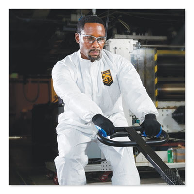 A20 Breathable Particle Protection Coveralls, Zip, Open Wrists/Ankles, X-Large, White, 24/Carton