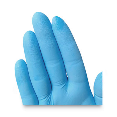 G10 Comfort Plus Blue Nitrile Gloves, Powder-Free, Medium, 4 Mil Thick, 9.5" Long, Light Blue, 100/Box