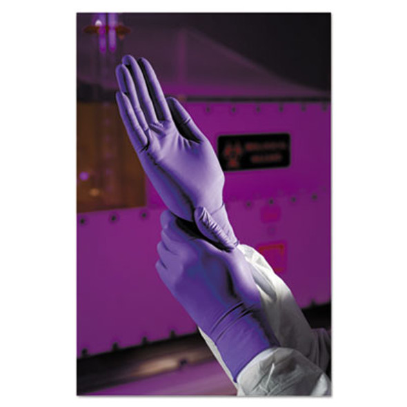 Purple Nitrile Exam Gloves, Powder-Free, X-Small, 6 Mil Thick, 9.5" Long, Purple, 100/Box