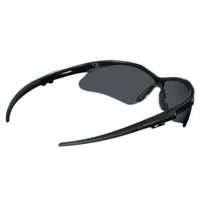 V30 Nemesis Vl Safety Glasses, Black Half Frame, Smoke Dual Lens, 12/Carton