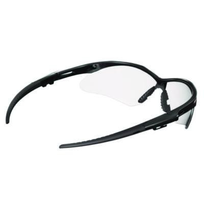 V30 Nemesis Vl Safety Glasses, Black Half Frame, Clear Dual Lens, 12/Carton