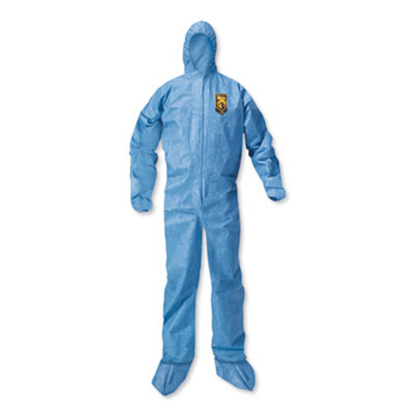 A20 Breathable Particle Protection Coveralls, Large, Blue, 24/Carton