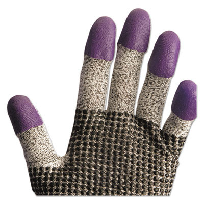 G60 Purple Nitrile Cut-Resistant Gloves, En388: 4340, 9.45" Long, Large (Size 9), Black/White, Pair