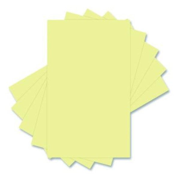 Colors 30% Recycled Colored Paper, 20 Lb Bond Weight, 8.5 x 14, Canary, 500/Ream
