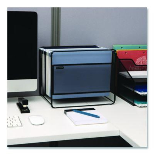 Hanging File Folder Organizer, Letter Size, 13" Long, Black