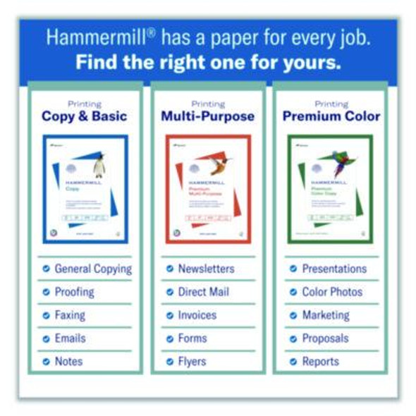 Premium Laser Print Paper, 98 Bright, 24 Lb Bond Weight, 8.5 x 11, White, 500/Ream, 10 Reams/Carton