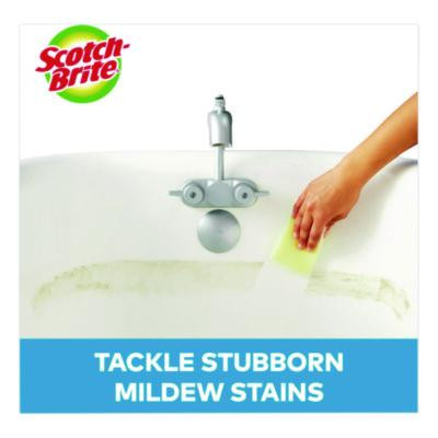 Dobie All-Purpose Cleaning Pad, 4.3 x 2.6, 0.5" Thick, Yellow, 3/Pack, 8 Packs/Carton