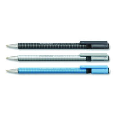 Mechanical Pencils, 0.7 Mm, Hb (#2), Black Lead, Anthracite Barrel, 10/Box