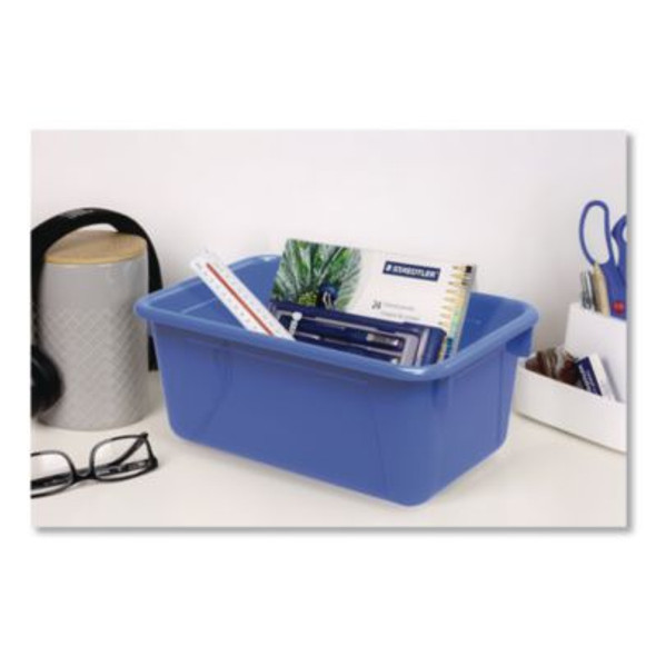 Cubby Bins, 7.8 x 12.2 x 5.1, Assorted Colors, 5/Carton