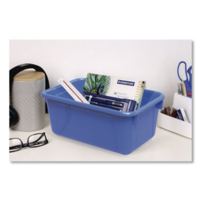 Cubby Bins, 7.8 x 12.2 x 5.1, Assorted Colors, 5/Carton