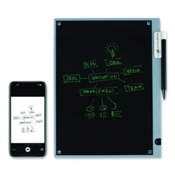 Blackboard 2.0 Smart Scan Notebook, 11.15 x 9, Black/Gray