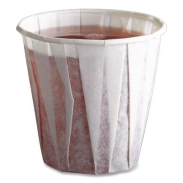 Paper Portion Cups, 3.5 Oz White, 100/Pack