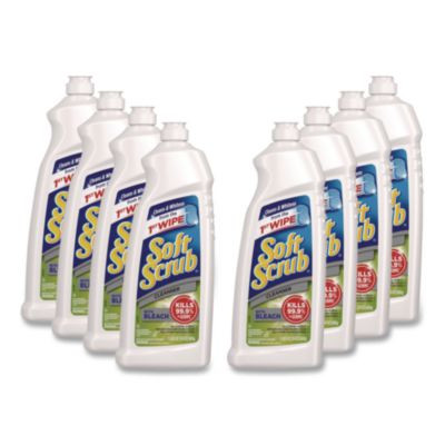 Antibacterial Surface Cleanser With Bleach, 24 Oz Bottle, 8/Carton