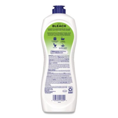 Antibacterial Surface Cleanser With Bleach, 24 Oz Bottle, 8/Carton