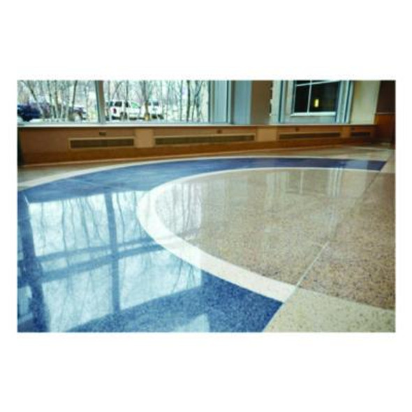 Low-Speed Super Polishing Floor Pads 4100, 12" Diameter, White, 5/Carton