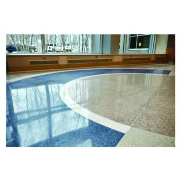 Low-Speed Buffer Floor Pads 5100, 15" Diameter, Red, 5/Carton