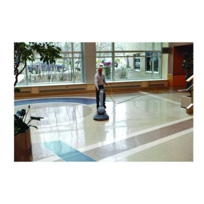 Low-Speed Stripper Floor Pad 7200, 15" Diameter, Black, 5/Carton