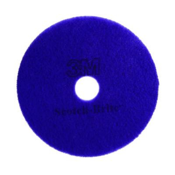 Diamond Floor Pads, 17" Diameter, Purple, 5/Carton