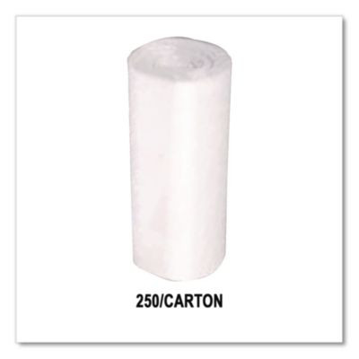 High Density Can Liners, 33 Gal, 16 Mic, 33" x 40", Natural, 250/Carton