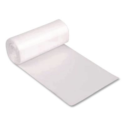 High Density Can Liners, 33 Gal, 16 Mic, 33" x 40", Natural, 250/Carton