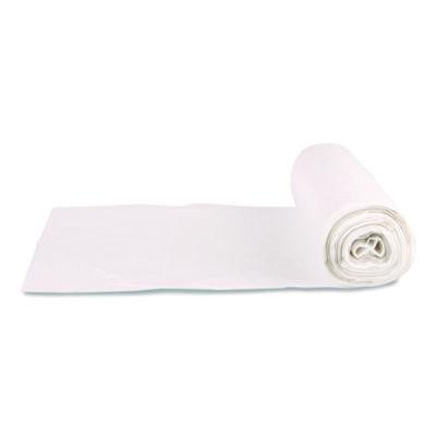 Low Density Can Liners, 16 Gal, 0.5 Mil, 24 x 32, White, Coreless Roll, 50 Bags/Roll, 10 Rolls/Carton