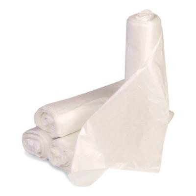 Low Density Can Liners, 16 Gal, 0.5 Mil, 24 x 32, White, Coreless Roll, 50 Bags/Roll, 10 Rolls/Carton