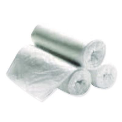 High Density Can Liners, 16 Gal, 8 Mic, 24" x 31", Natural, Interleaved Roll, 50 Bags/Roll, 20 Rolls/Carton