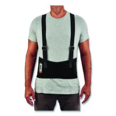 Proflex 1650 Economy Elastic Back Support Brace, Medium, 30" To 34" Waist, Black