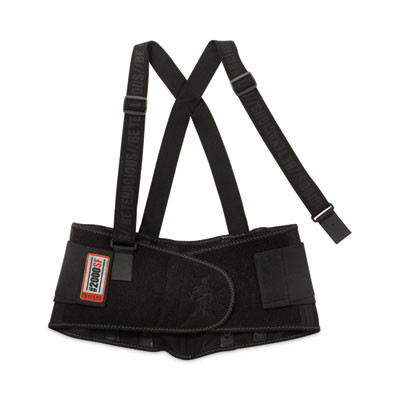 Proflex 2000Sf High-Performance Spandex Back Support Brace, 4X-Large, 52" To 58" Waist, Black