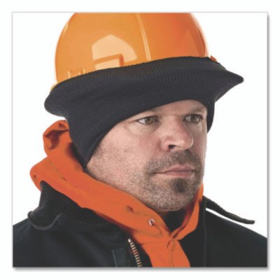N-Ferno 6810 Half Style Stretch Cap, Polyester, One Size Fits Most, Black