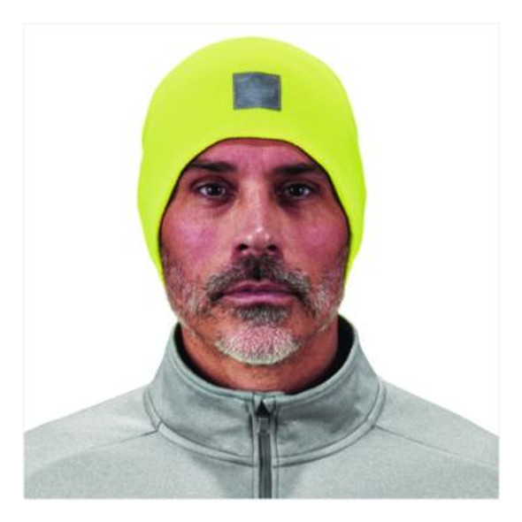 N-Ferno 6812 Rib Knit Beanie, One Size Fits Most, Lime