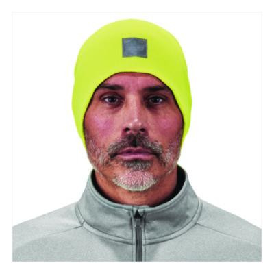 N-Ferno 6812 Rib Knit Beanie, Acrylic, One Size Fits Most, Lime
