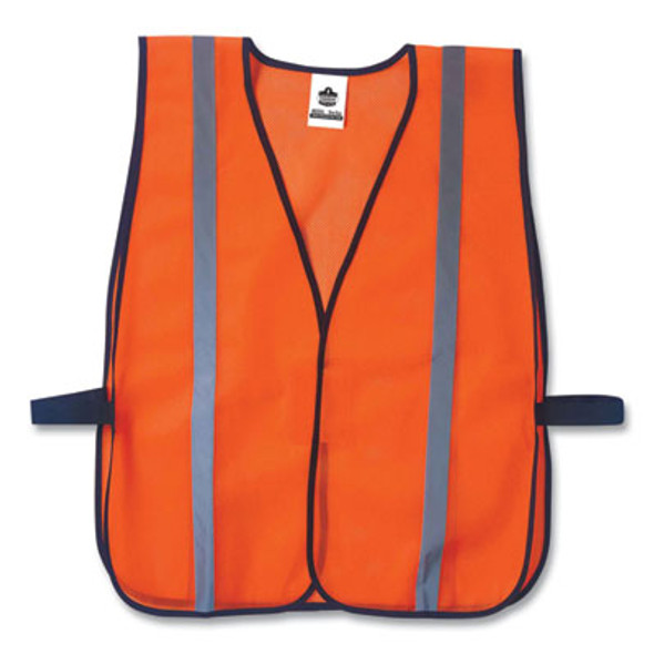 Glowear 8020Hl Non-Certified Standard Vest, Polyester, One Size Fits Most, Orange