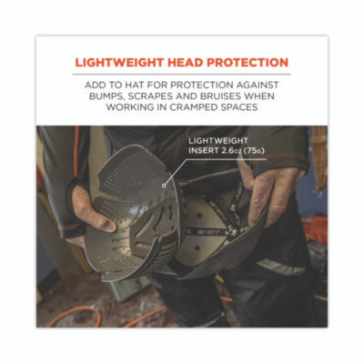 Skullerz 8945F(x) Universal Bump Cap Insert - Extra Venting, 0.06" Thick, Charcoal Gray