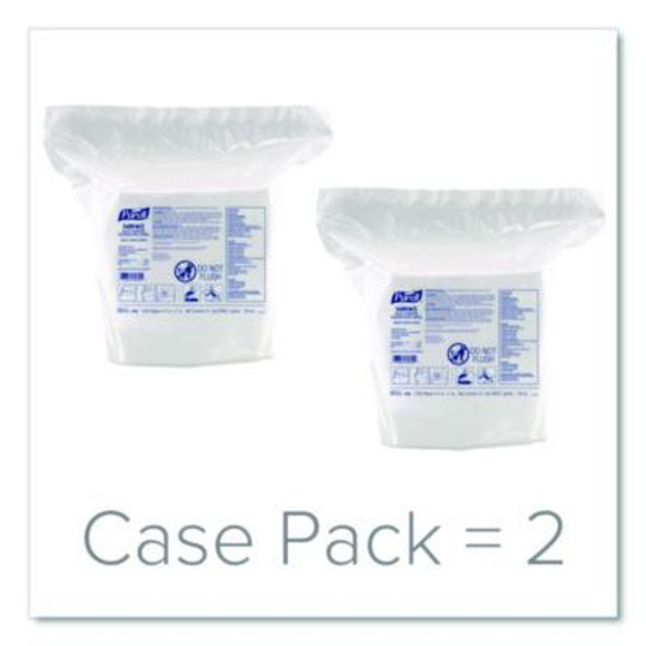 Surface Multi-Purpose Disinfecting Wipes, 1-Ply, 5 x 7, Fresh Citrus, White, 2/Carton