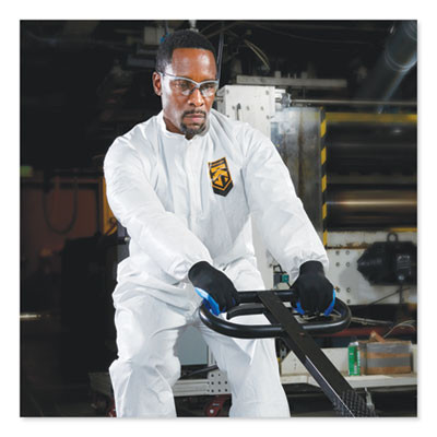 A40 Coveralls, Open Wrists And Ankles, X-Large, White
