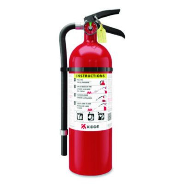 Pro-5Mp Series Fire Extinguisher, With Bracket/Metal Strap, 3-A, 40-B:C, 5.5 Lbs