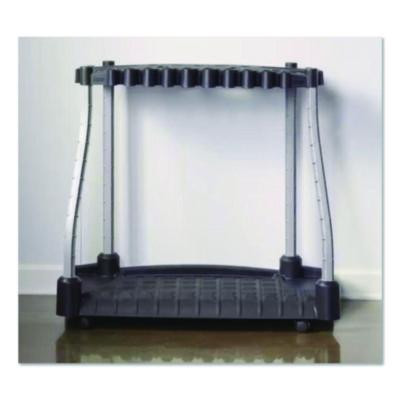 Fasttrack Garage Tool Tower Rack, Plastic, Holds Up To 40 Tools, 38" x 20.5" x 34.4", Black