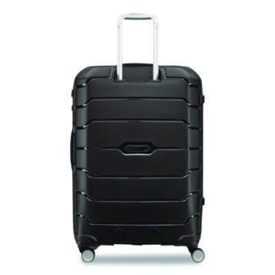 Freeform Hard Side Carry-On Suitcase, Four-Wheeled Spinner, 20.95 x 13.8 x 31.1, Black