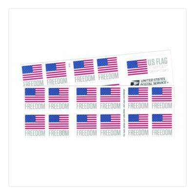 First-Class Forever Stamps, U.S. Flag, 20/Book